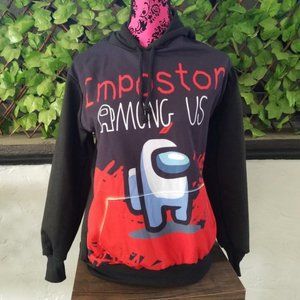 NEW among us game impostor hoodie size S